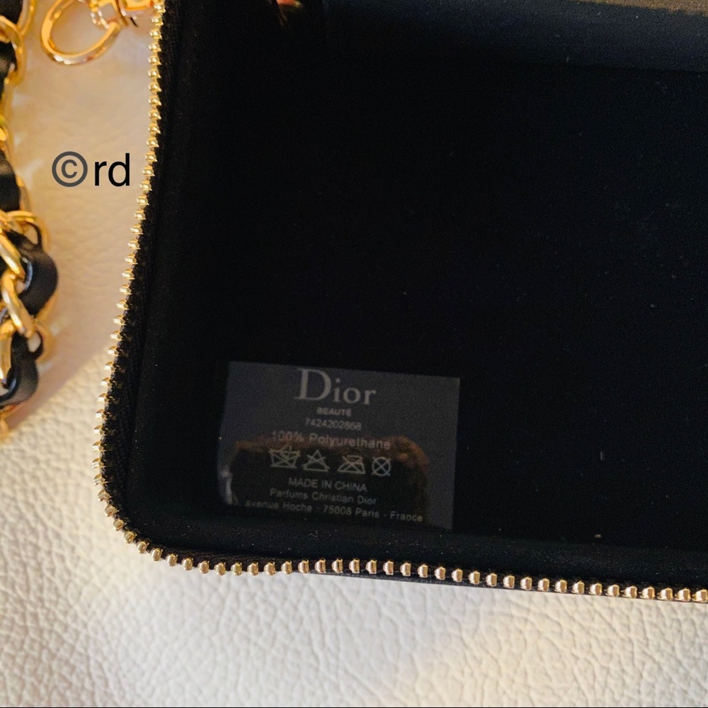 Dior Black Gold Crossbody Bag - Picture 7 of 10